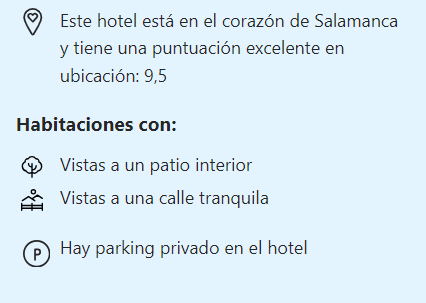 Puntos fuertes de los hoteles con encanto en Salamanca