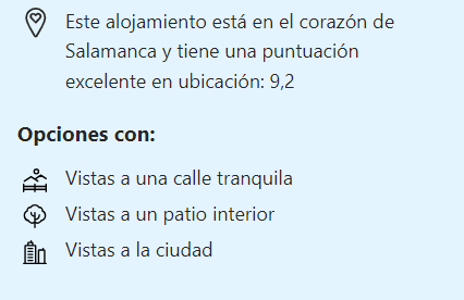 Puntos fuertes de los alojamientos con encanto en Salamanca céntricos