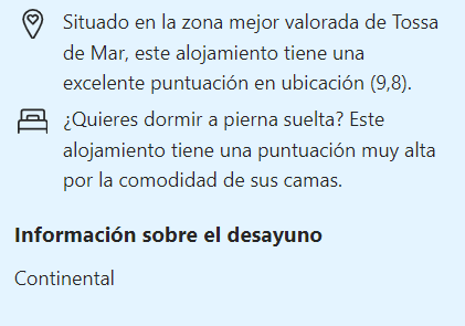 Puntos fuertes del Hostal del Mar