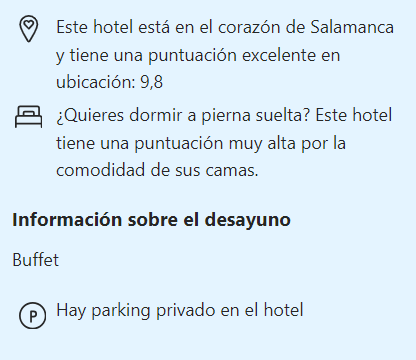 Puntos fuertes del hotel Hospes Palacio de San Esteban
