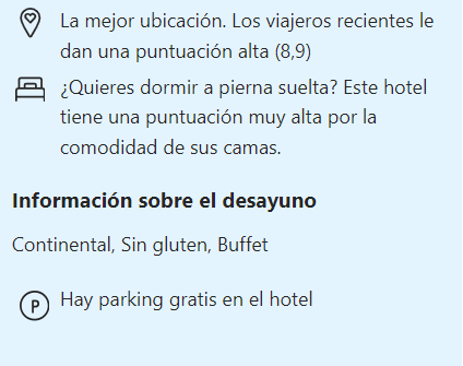 Puntos fuertes de Posada Real Castillo del Buen Amor