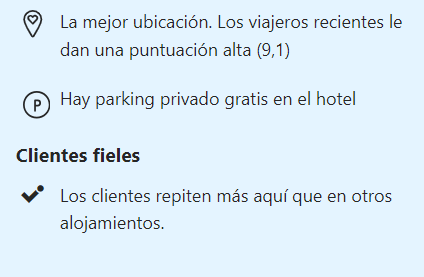 Puntos fuertes del hotel van der valk