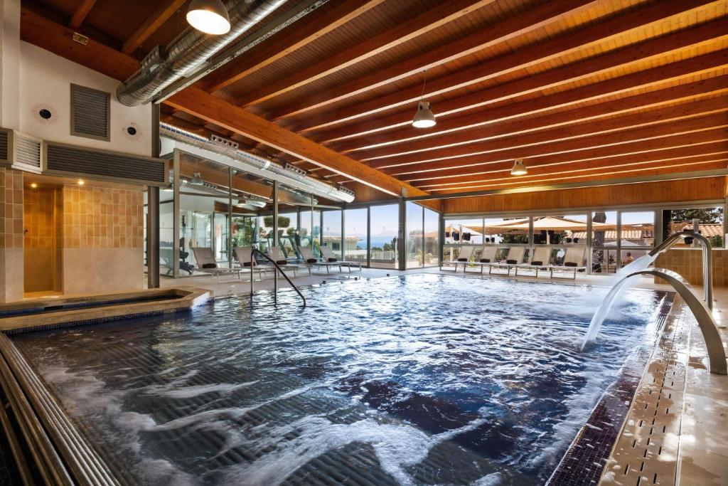 El spa del hotel, un remanso de calma frente al Mediterráneo.